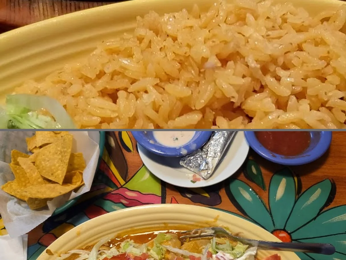Colorful Mexican dishes on a table.